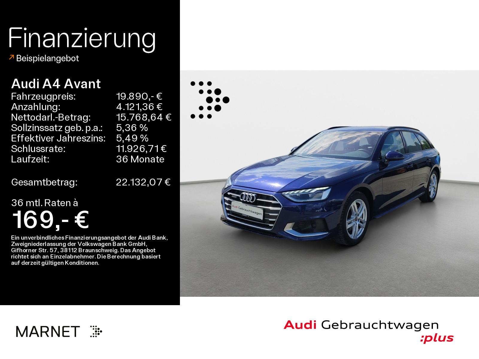 Audi A4 Avant Advanced 40 TDI qu*Navi*LED*Alu*Audi Co
