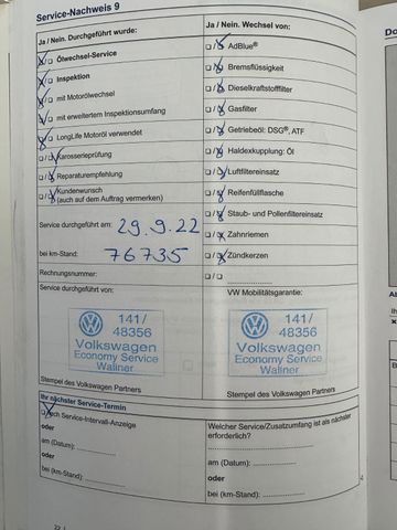 MYAUTOCENTER – Gebraucht- und Jahreswagen mit Werkstattservice in Pfaffenhofen Volkswagen Touran Comfortline BMT *1.HAND*AHK*TEMPO*KLIMA*