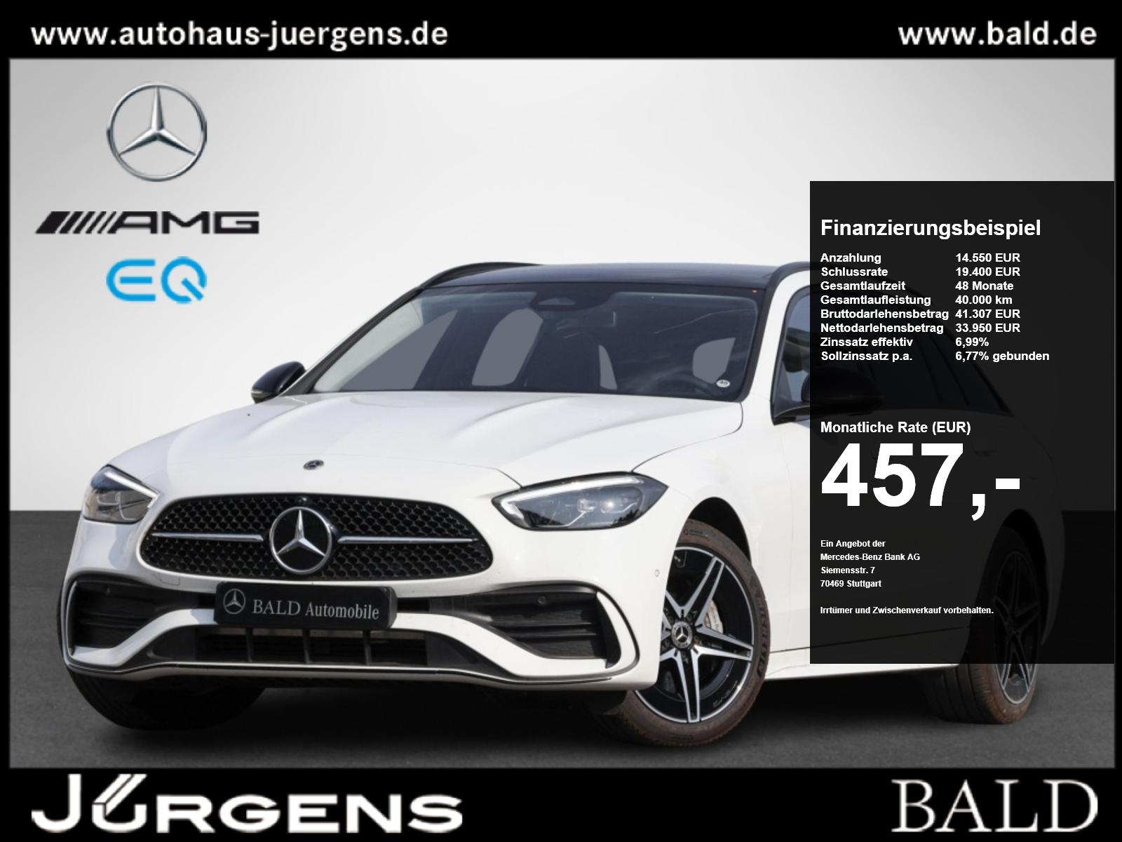 Mercedes-Benz C 300 de 4M T AMG-Sport/Pano/AHK/Night/360/Distr