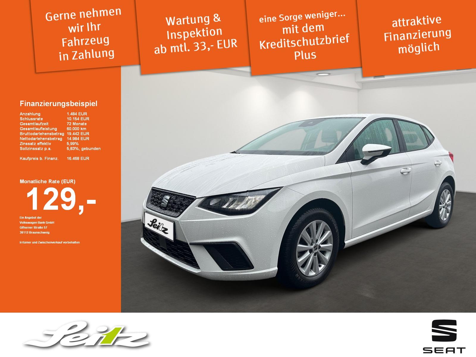 Seat Ibiza 1.0 TSI Style Edition *LED*PDC*SITZH*