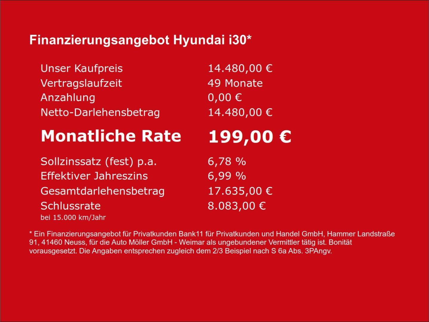 Hyundai i30 cw Premium 1.4T LED Bluetooth Kamera Sitzhzg