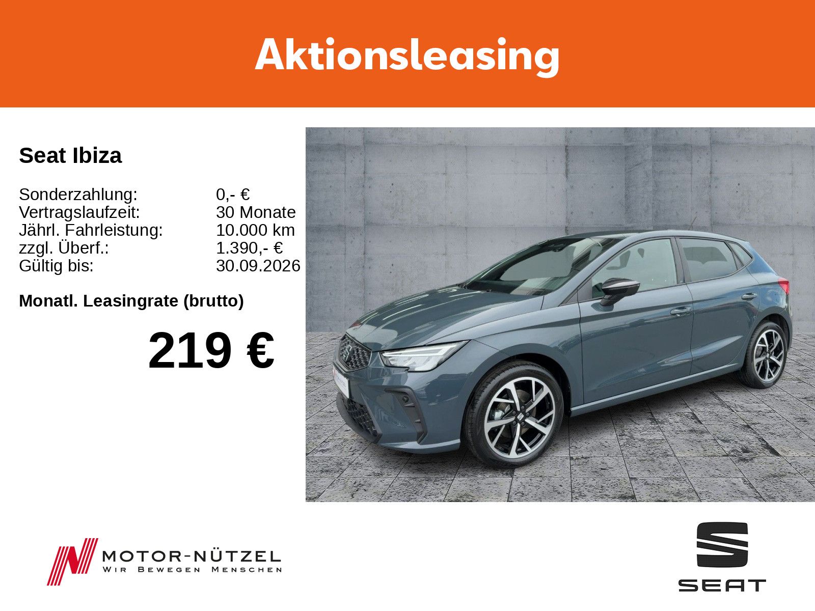 Seat Ibiza 1.0 TSI FR 7-Gang DSG