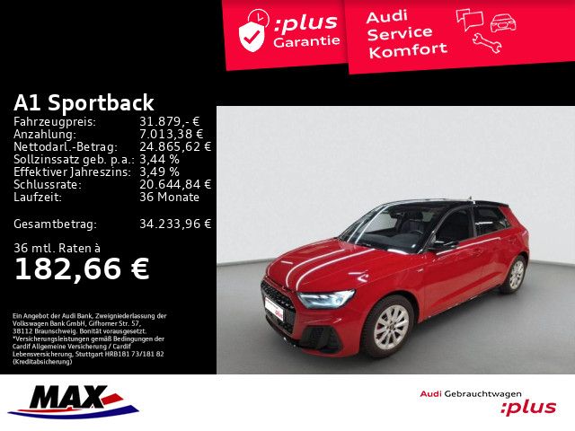 A1 Sportback 40 TFSI S LINE OPTIK+NAV+PDC+VCP