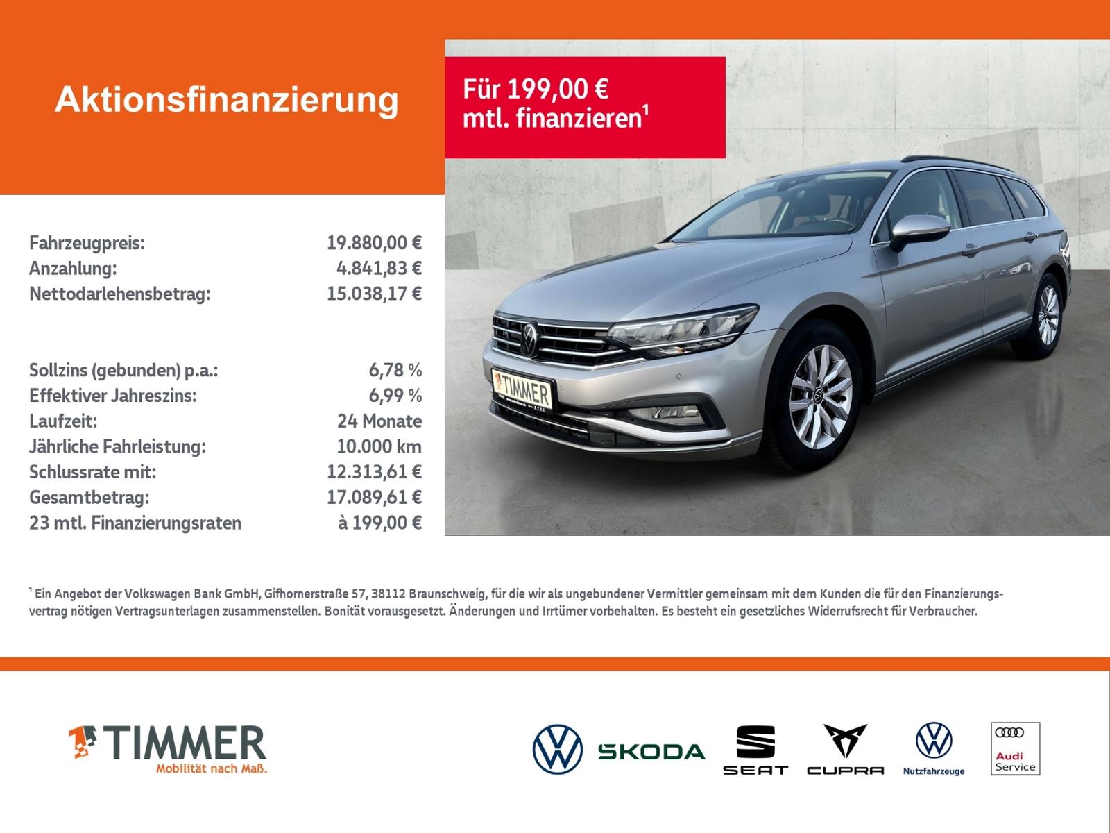 Volkswagen Passat Variant 2.0 TDI DSG BUSINESS +AHK +LED +A