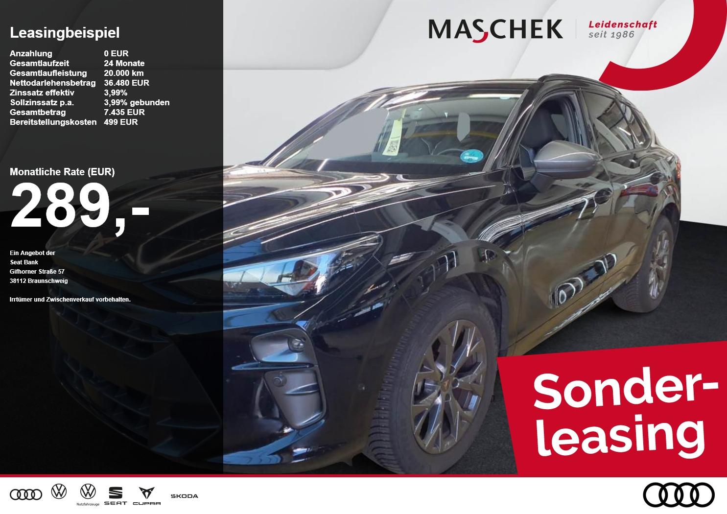 Cupra Terramar 2.0 TSI 4x4 Sonderleasing Matrix HUD AC