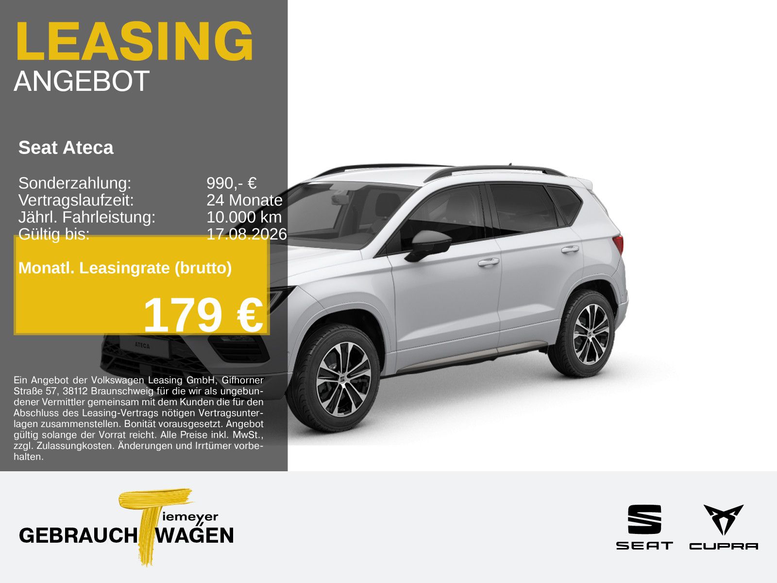 Seat Ateca 2.0 TDI DSG FR SIDE-ASSIST AHK NAVI+ EASY-