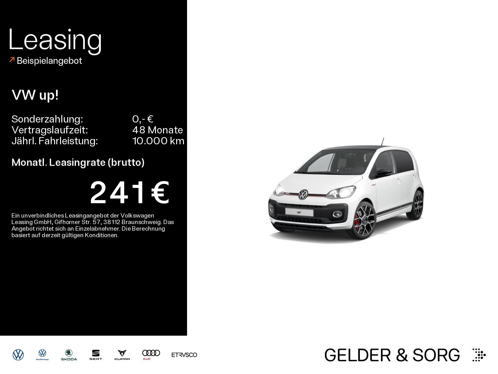 Volkswagen up! GTI 1.0 TSI Rückfahrkamera*Klima*DAB+*GRA