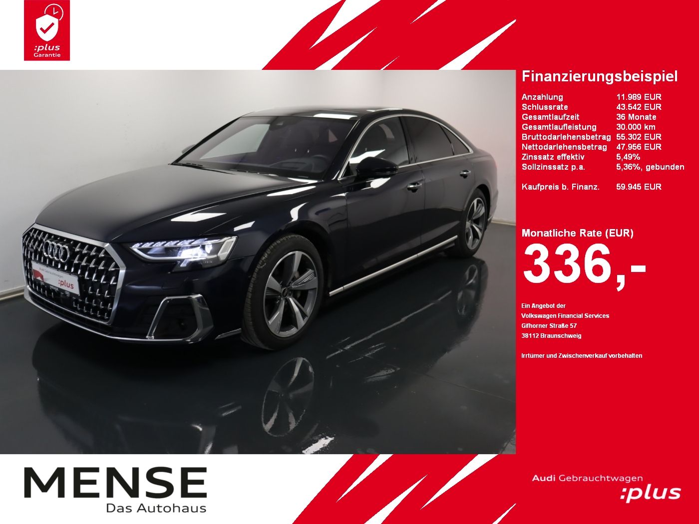 Audi A8 50 TDI quattro |Matrix|Luft|Pano|ACC|STH|HUD