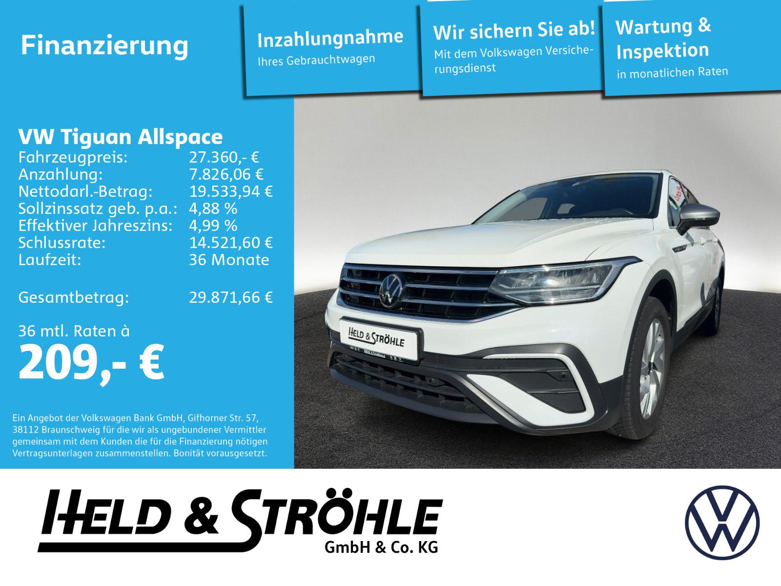 Volkswagen Tiguan Allspace Life 1.5 TSI LED NAV KAM PDC SHZ