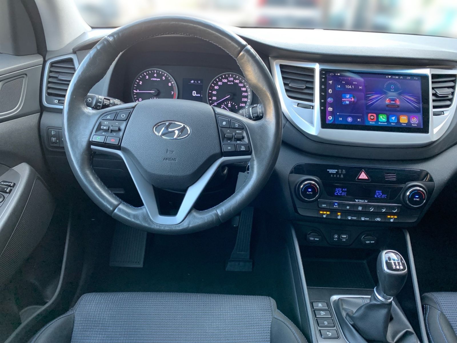 Fahrzeugabbildung Hyundai TUCSON blue Trend Sitzheizung Allwetter