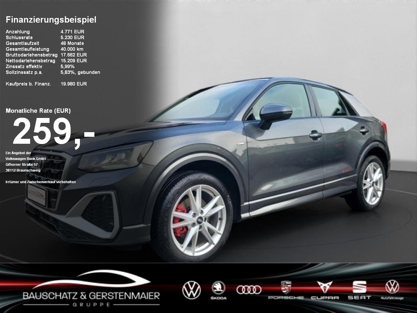 Audi Q2 35 TFSI S tronic S line NAVI*PDC*RFK*LED*SZH