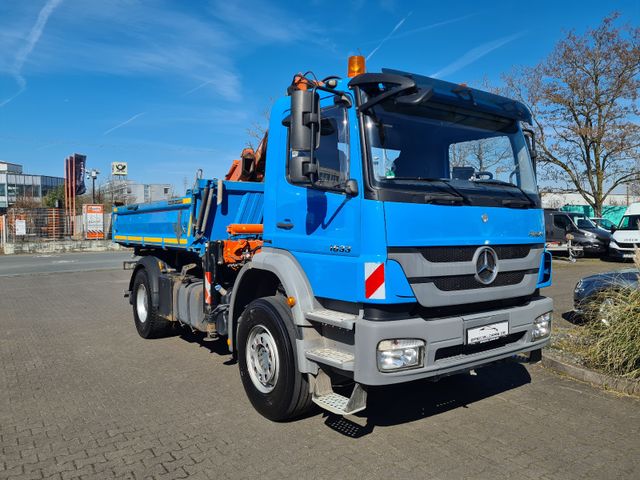 Mercedes-Benz Axor 1833 - Meiller Kipper + Kran - 162tkm