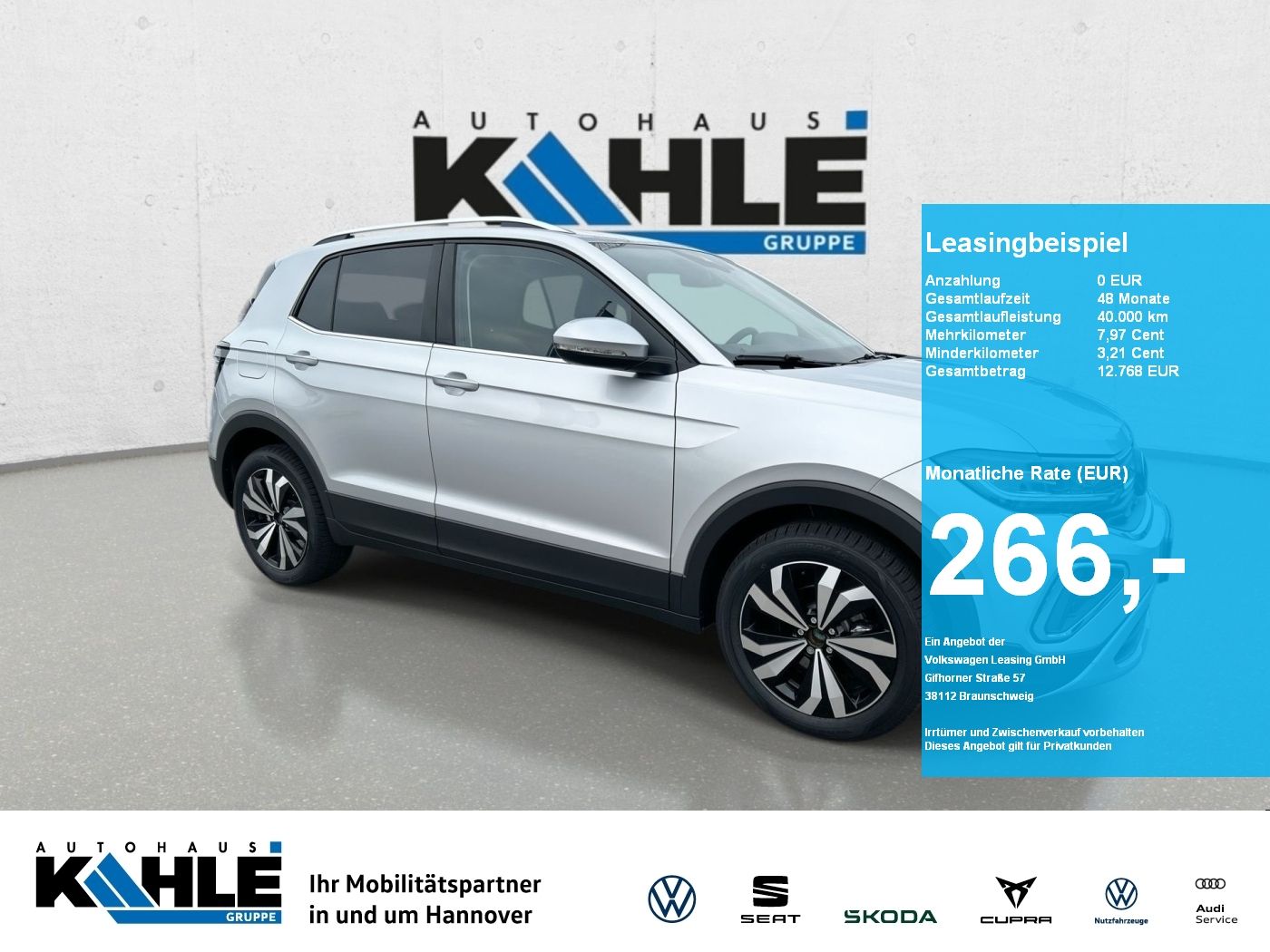 Volkswagen T-Cross Style 1.0 l TSI DSG CarPlay RFK GJR AHK