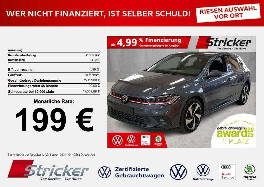 Volkswagen Polo GTI 2.0TSI DSG 199,-ohne Anzahlung ACC App-