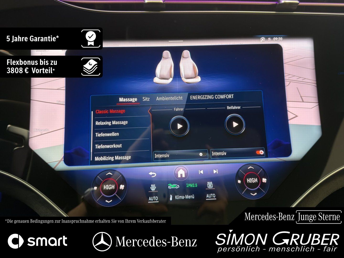 Fahrzeugabbildung Mercedes-Benz EQE 43 4M AMG Hyper Pano HUD Massage Md2025