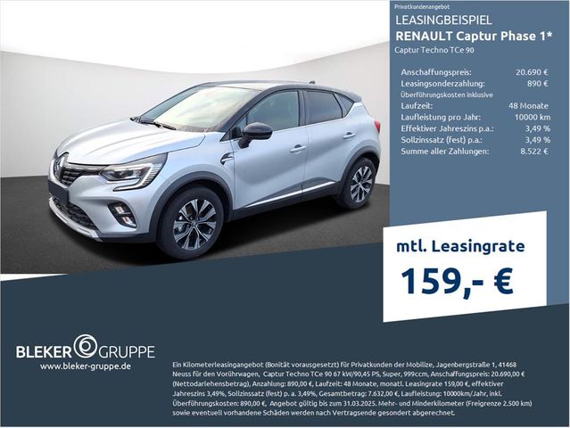 Renault CAPTUR Phase 1 Captur Techno TCe 90