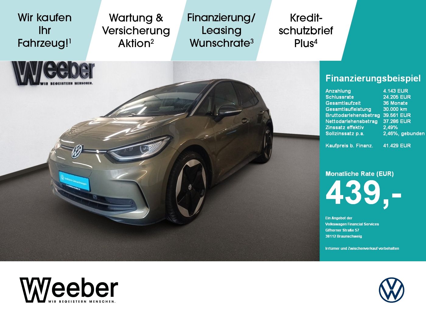 VW ID.3 Pro S *WÄRMEPUMPE*MATRIX*SHZ*HUD*NAVI*5J GA