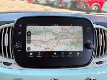 Fahrzeugabbildung Fiat 500C Cabrio Lounge Navi PDC Klimaaut. CarPlay