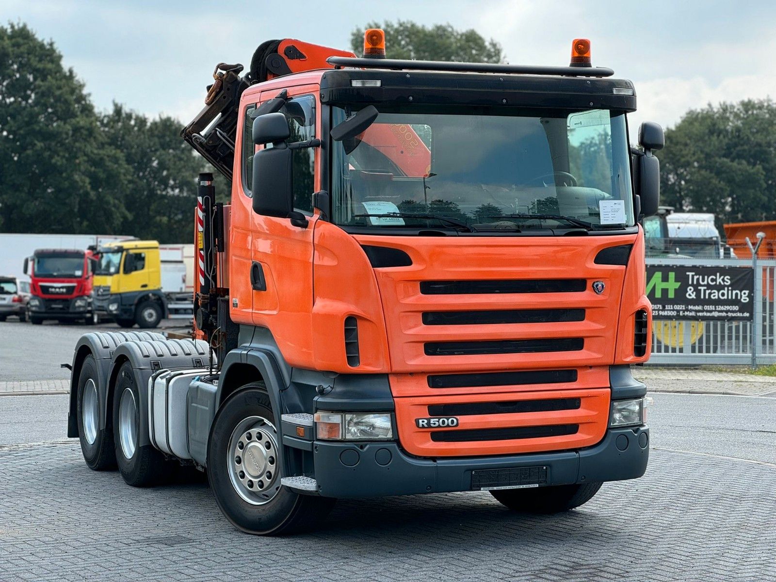 Fahrzeugabbildung Scania R 500 V8 SZM  PK29002 4x hydr. 4-Punkt Abstz 6x4