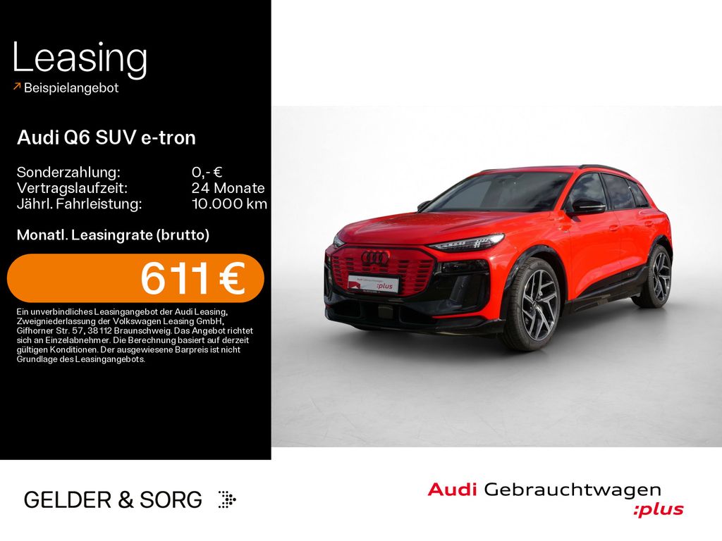 Audi Q6 SUV e-tron qu.S line 285 kW 550km/WLTP*Air*