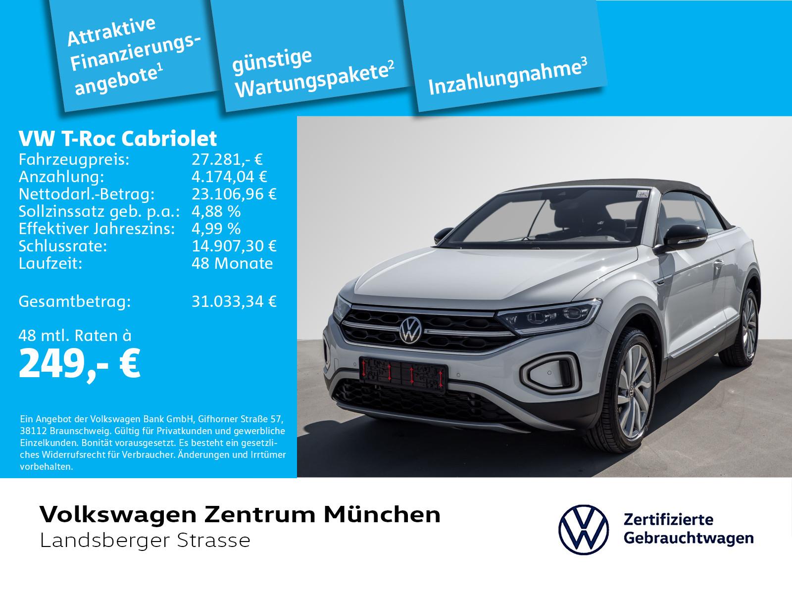 Volkswagen T-Roc Cabriolet Move 1.5 TSI ACC IQ.Light RearVi