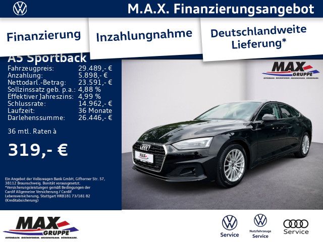 A5 Sportback 35 TFSI LED+NAVI+DAB+PARK ASSIST+