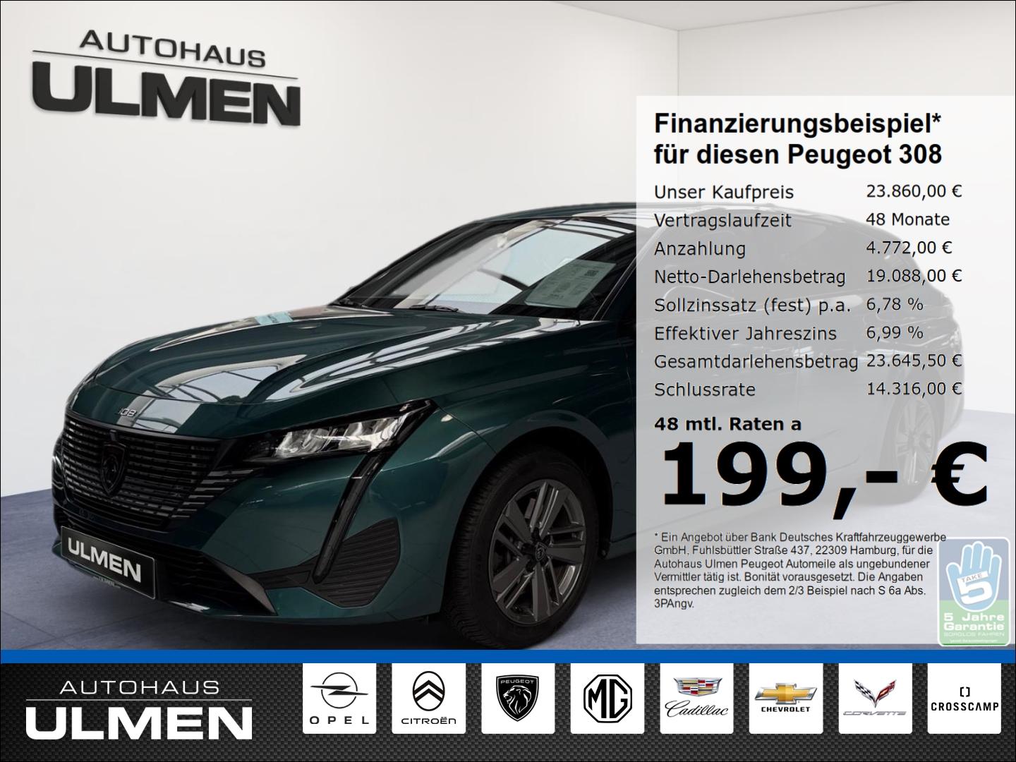 Peugeot 308 SW Allure PT 130 EAT-8 Automatik Navi Abnehm