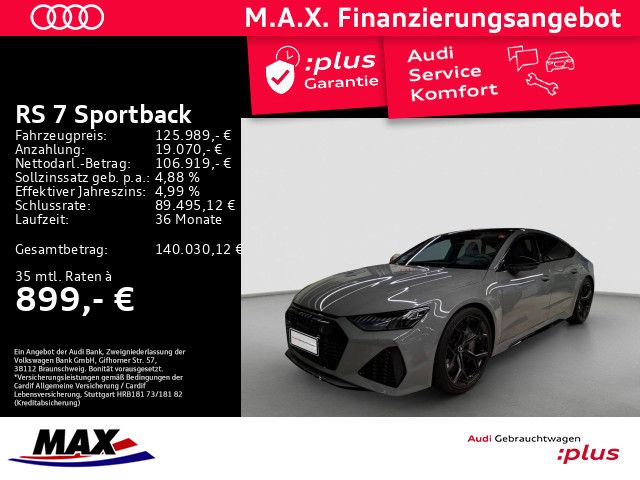 RS 7 Sportback PERFORMANCE QU HD-MATRIX+305KM/H+