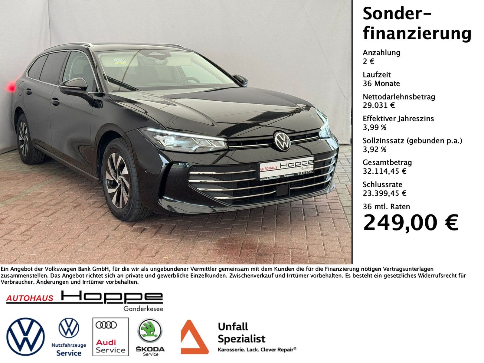 VW Passat Business 2.0TDI DSG+AHK+HUD+KAMERA+DCC+AC