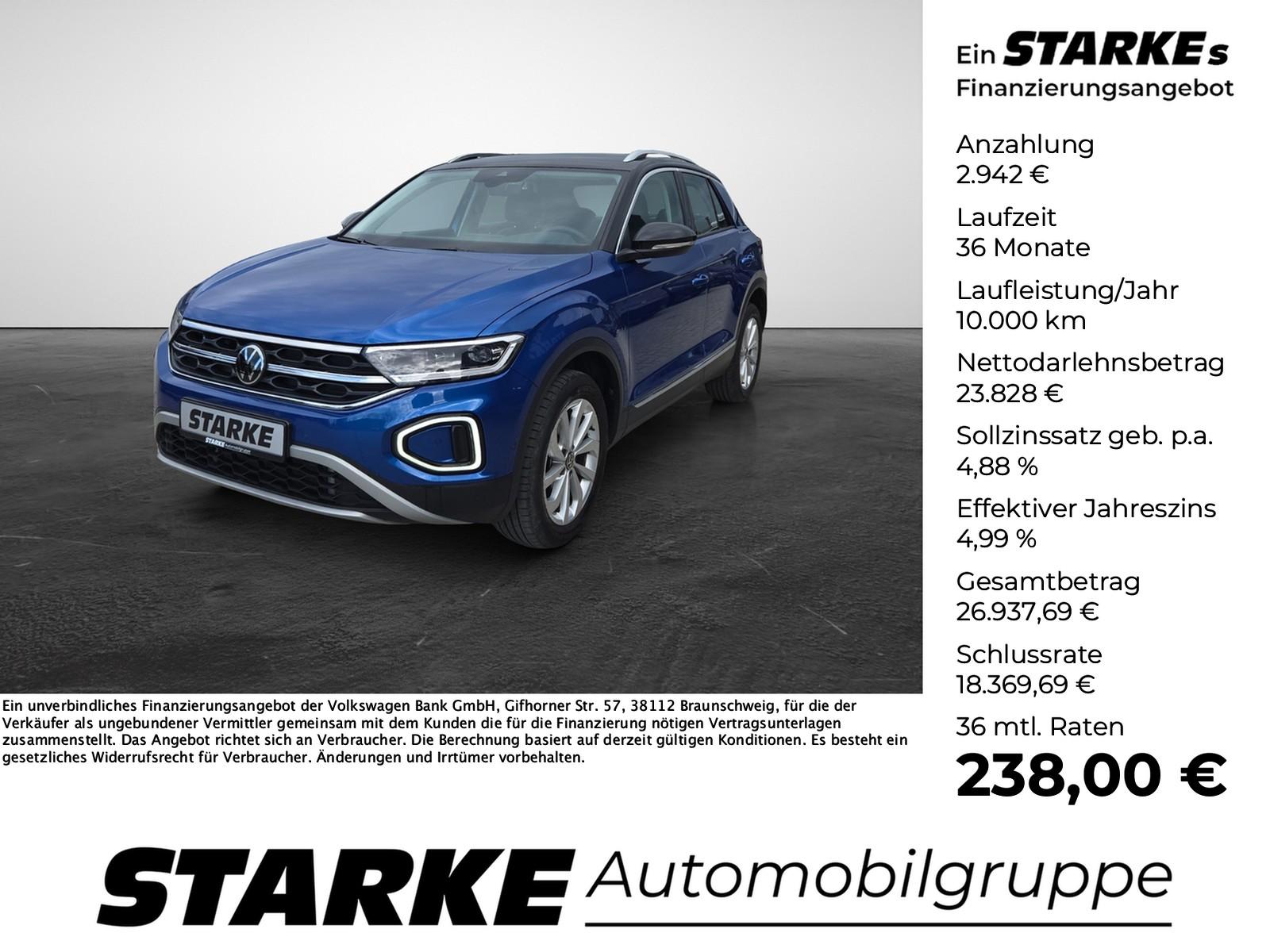 Volkswagen T-Roc 1.5 TSI DSG Style  LED Kamera PDC LM Tempo