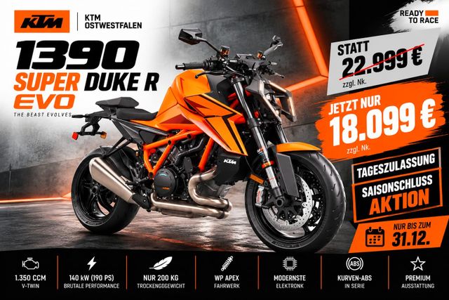 KTM 1390 Super Duke R EVO *SAISONSCHLUSSAKTION*