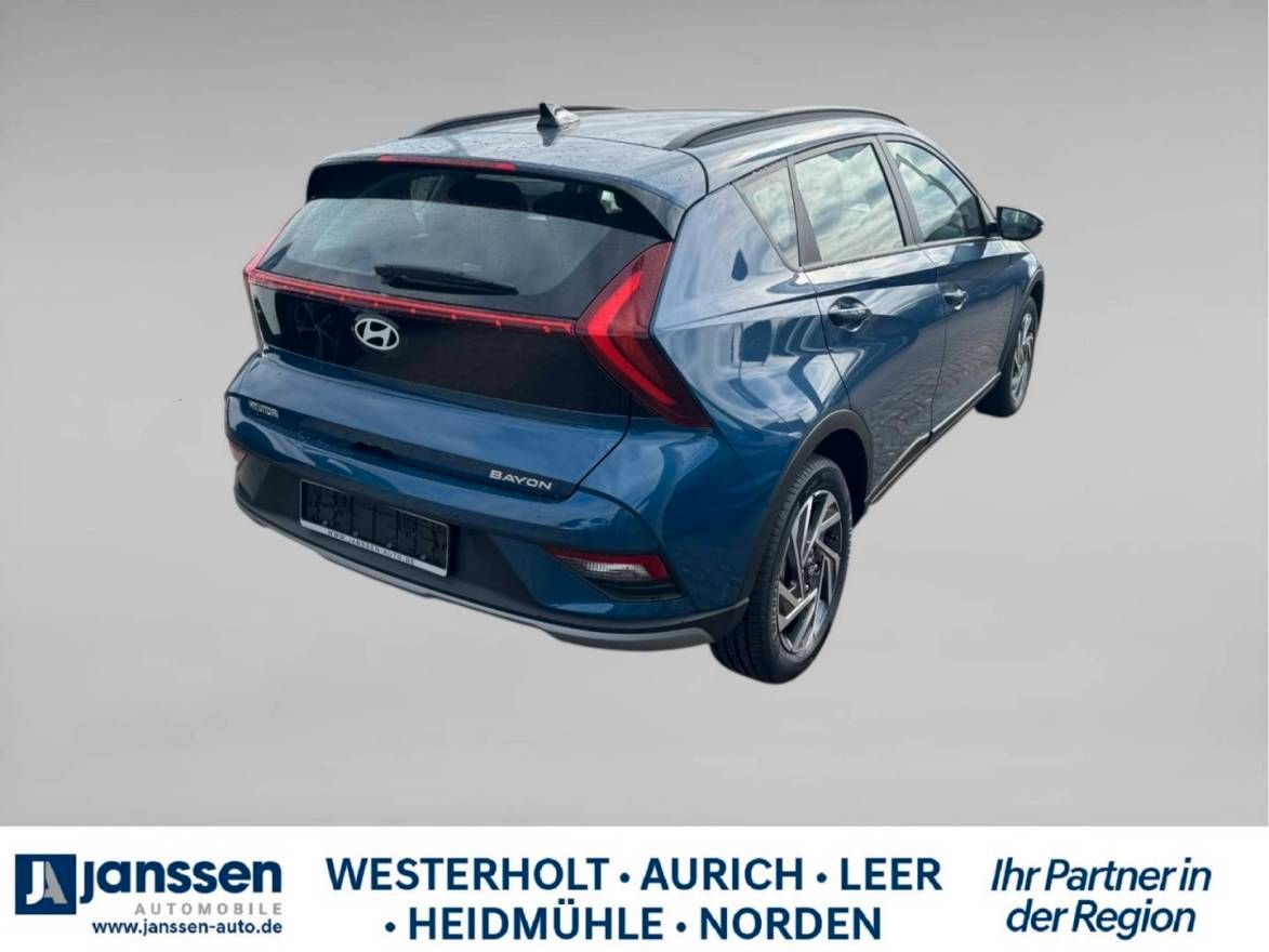 Fahrzeugabbildung Hyundai BAYON Trend Navi Digitales Cockpit PDC LED Schei