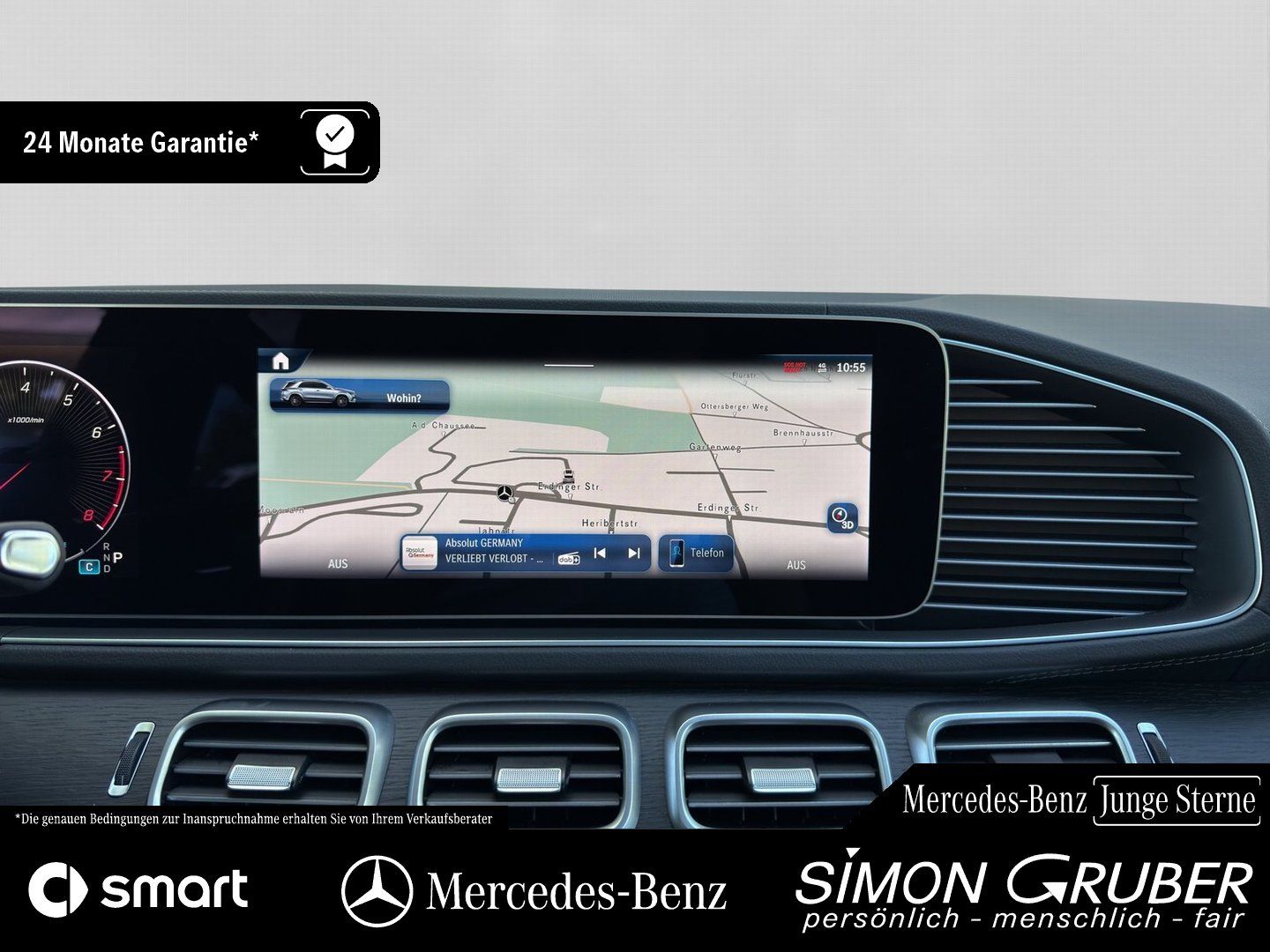 Fahrzeugabbildung Mercedes-Benz GLE 450 4M Edition AMG Pano HUD Burm Airmtic