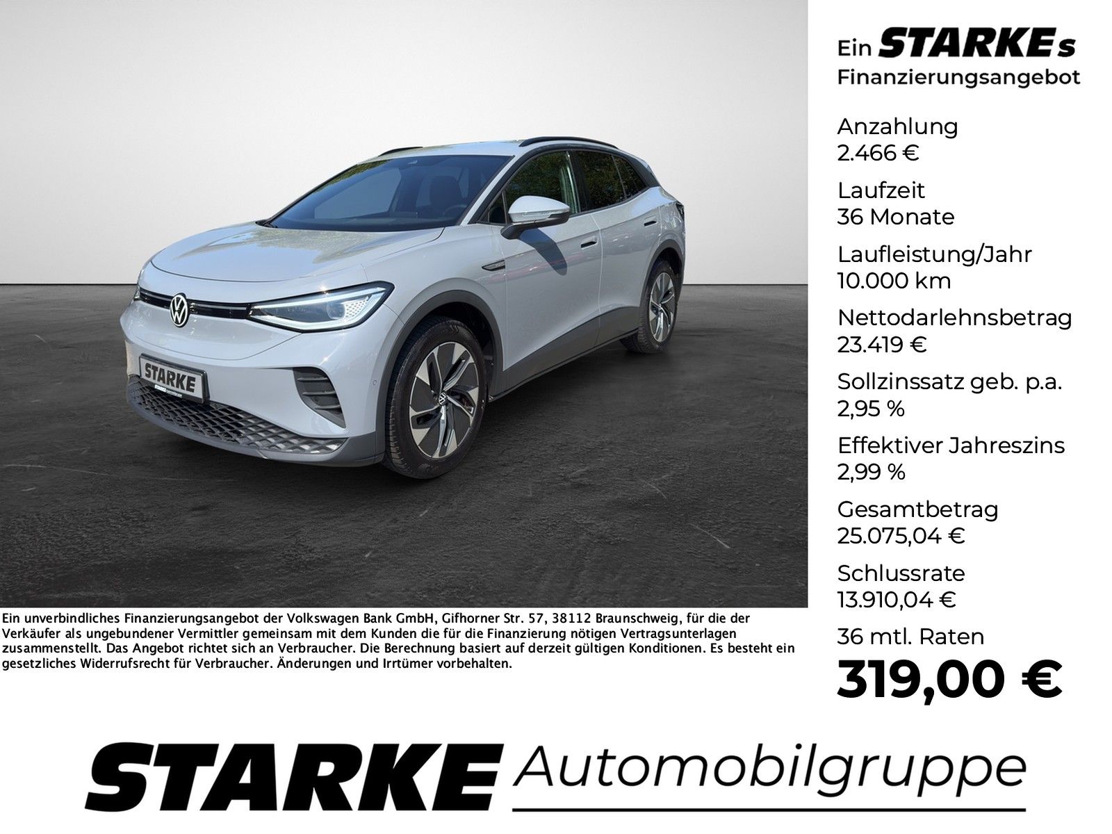 Volkswagen ID.4 Pure  Standheiz Navi LED Kamera PDC LM Temp