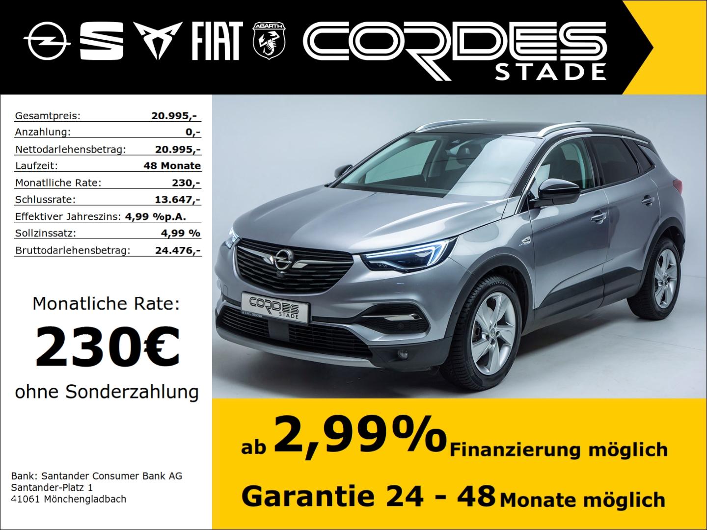 Opel Grandland Elegance PDC LED Alu Bluetooth Kamera 