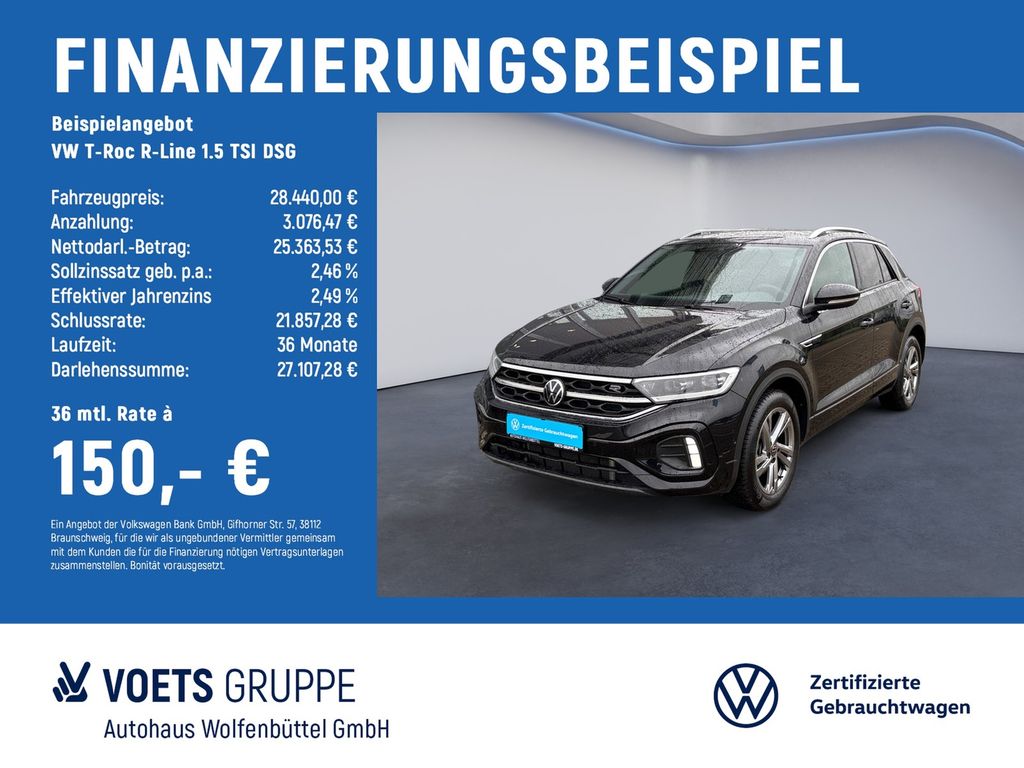 T-Roc R-Line 1.5 TSI  DSG AHK+RearView+NAVI