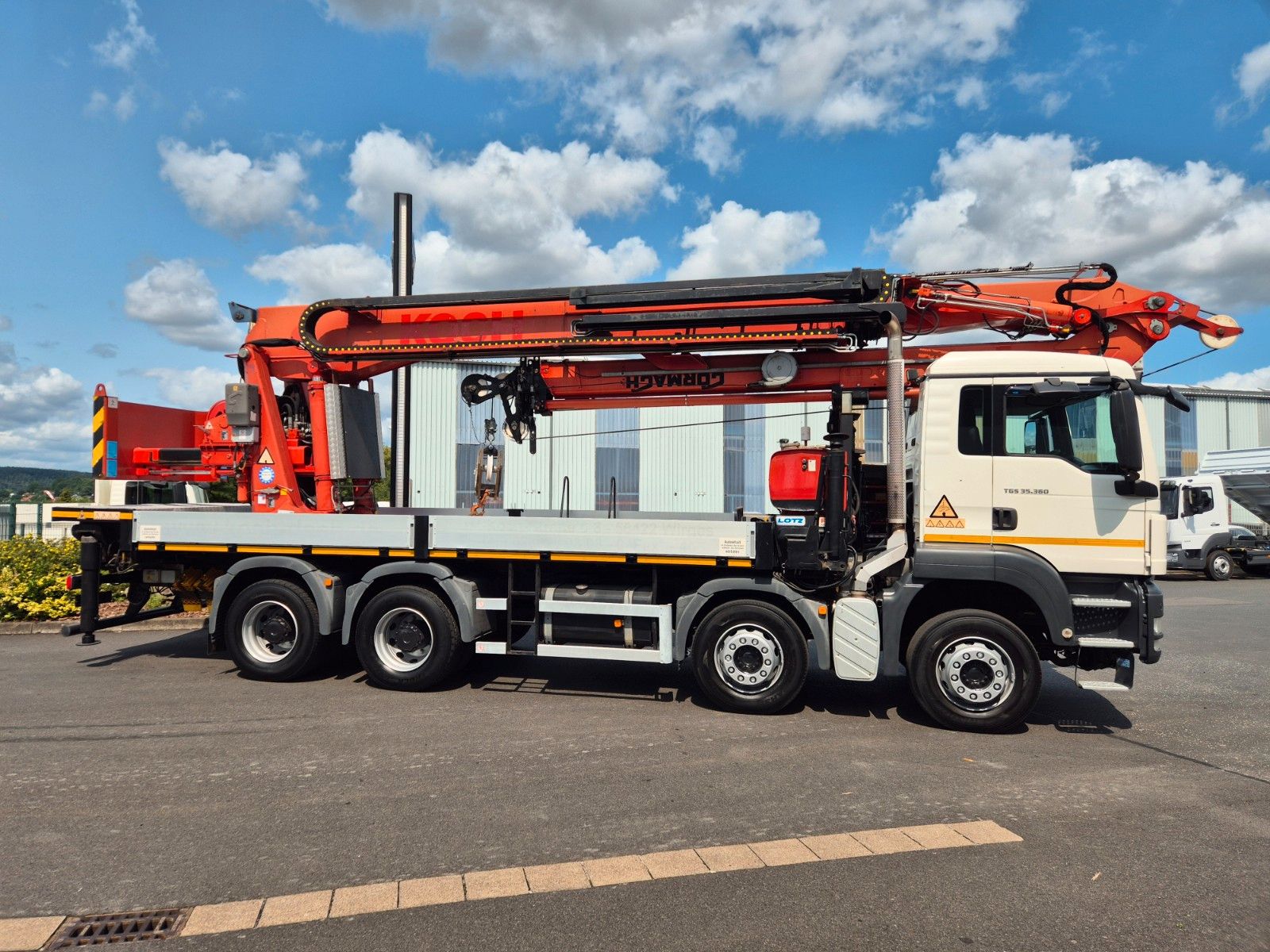 Fahrzeugabbildung MAN TGS 35.360 8x4 BB Gormach 91000 TECH Funk