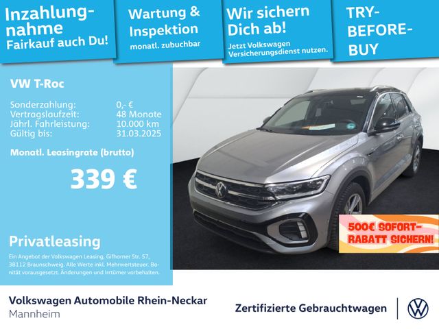 Volkswagen T-Roc 2.0 TDI R-Line DSG Navi AHK Kamera uvm