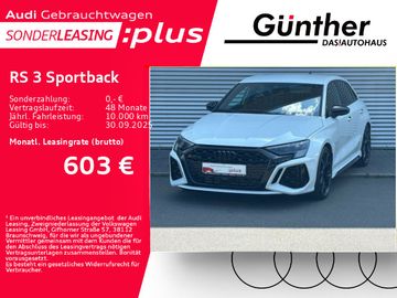 Audi Leasing Angebot: Audi RS 3 Sportback +WINTERRÄDER+SPORTABGAS+360°+HUD