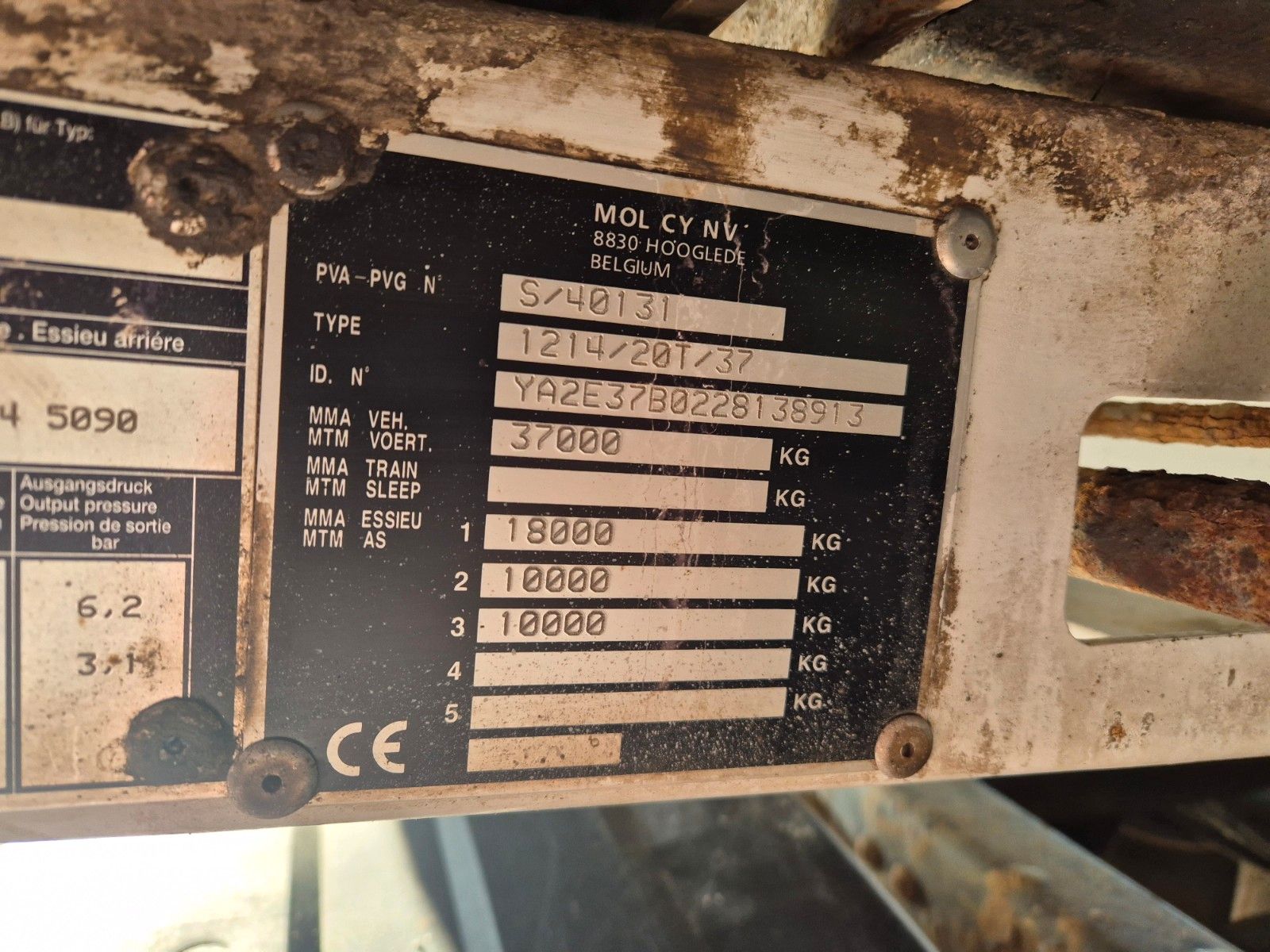 Fahrzeugabbildung Andere MOL CY NV 1214/20T/37 Palfinger PK44002