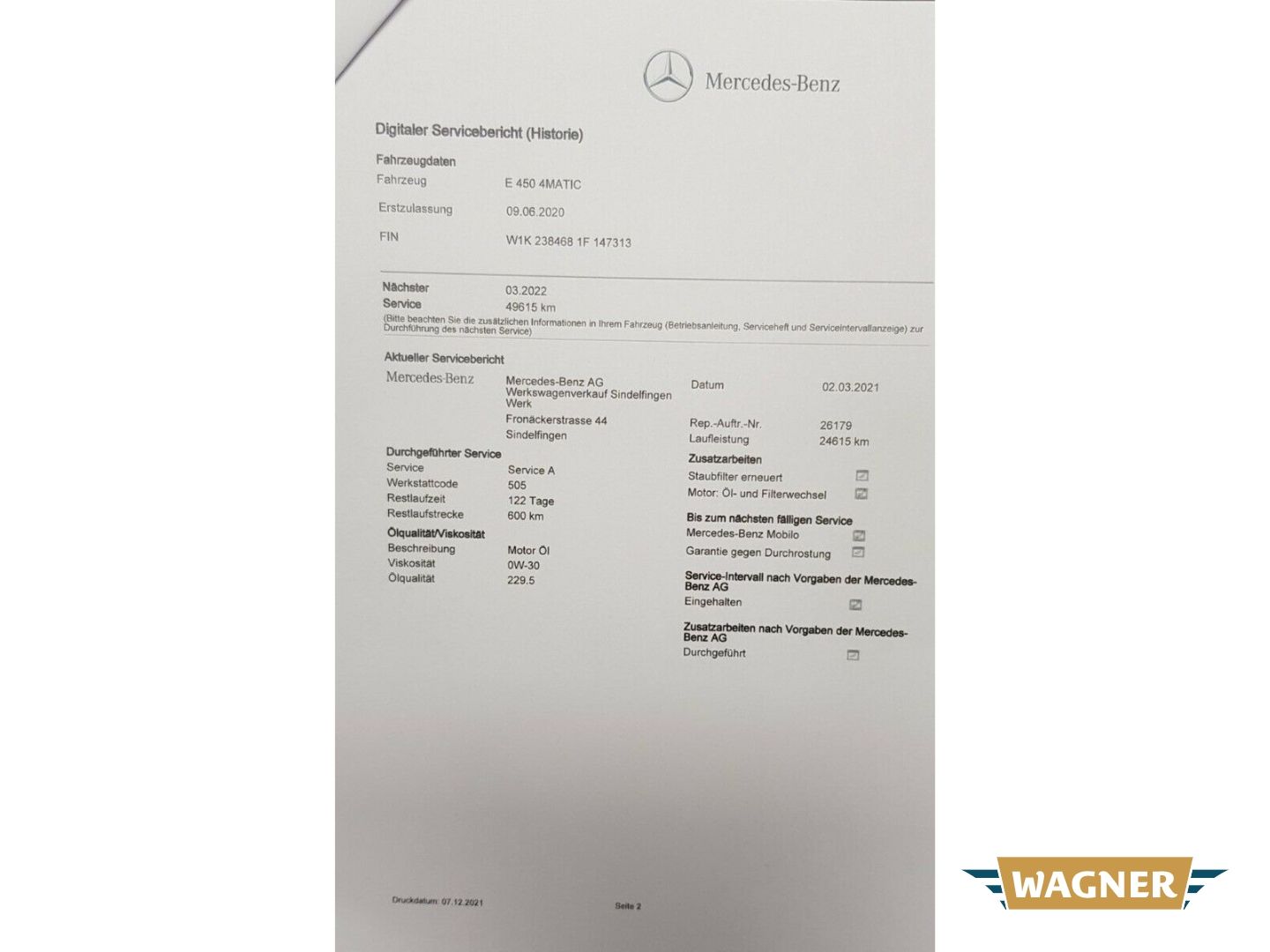 Fahrzeugabbildung Mercedes-Benz E 450 Cabrio 4Matic AMG Line Voll Voll Voll