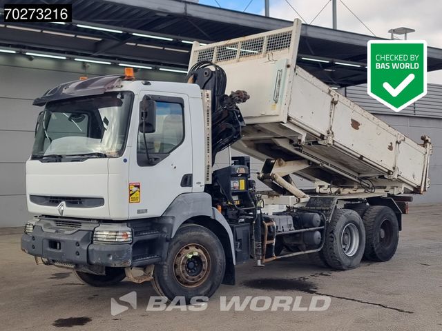 Renault Kerax 360 6X4 Hiab 144 B-2 Hiduo Kran Manual Big