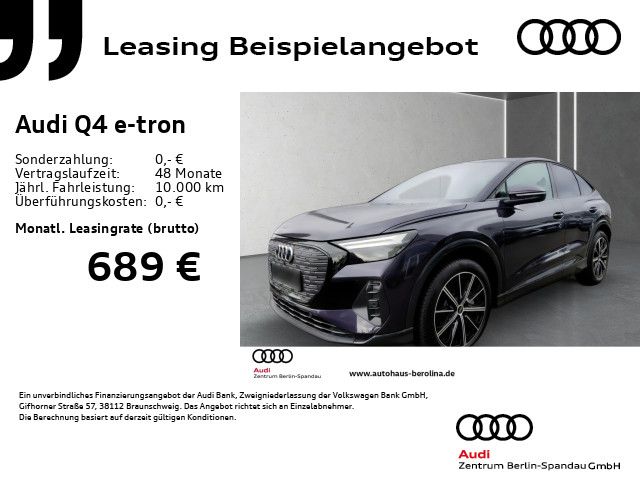 AUDI Q4 e-tron 40 Sportback Adv. *NAV+*Opt.-Schwarz*