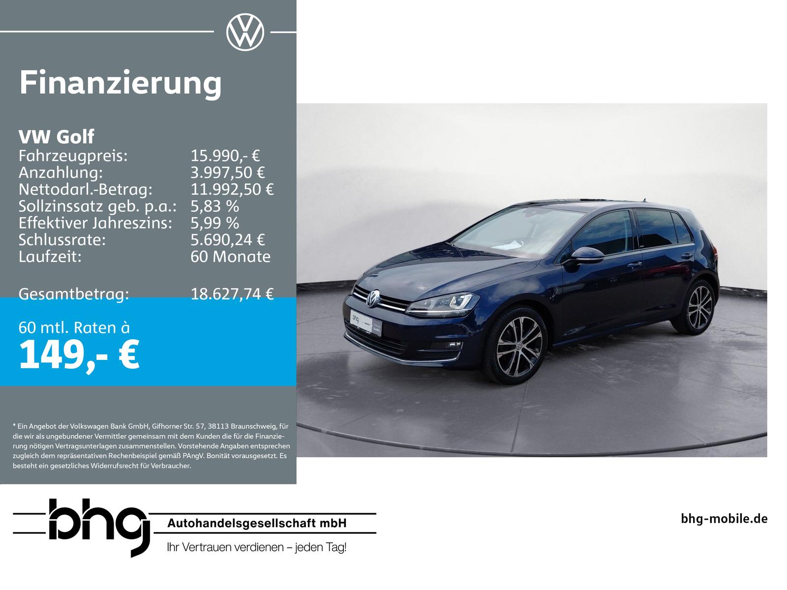 Volkswagen Golf VII Comfortline BMT 1,4 TSI DSG