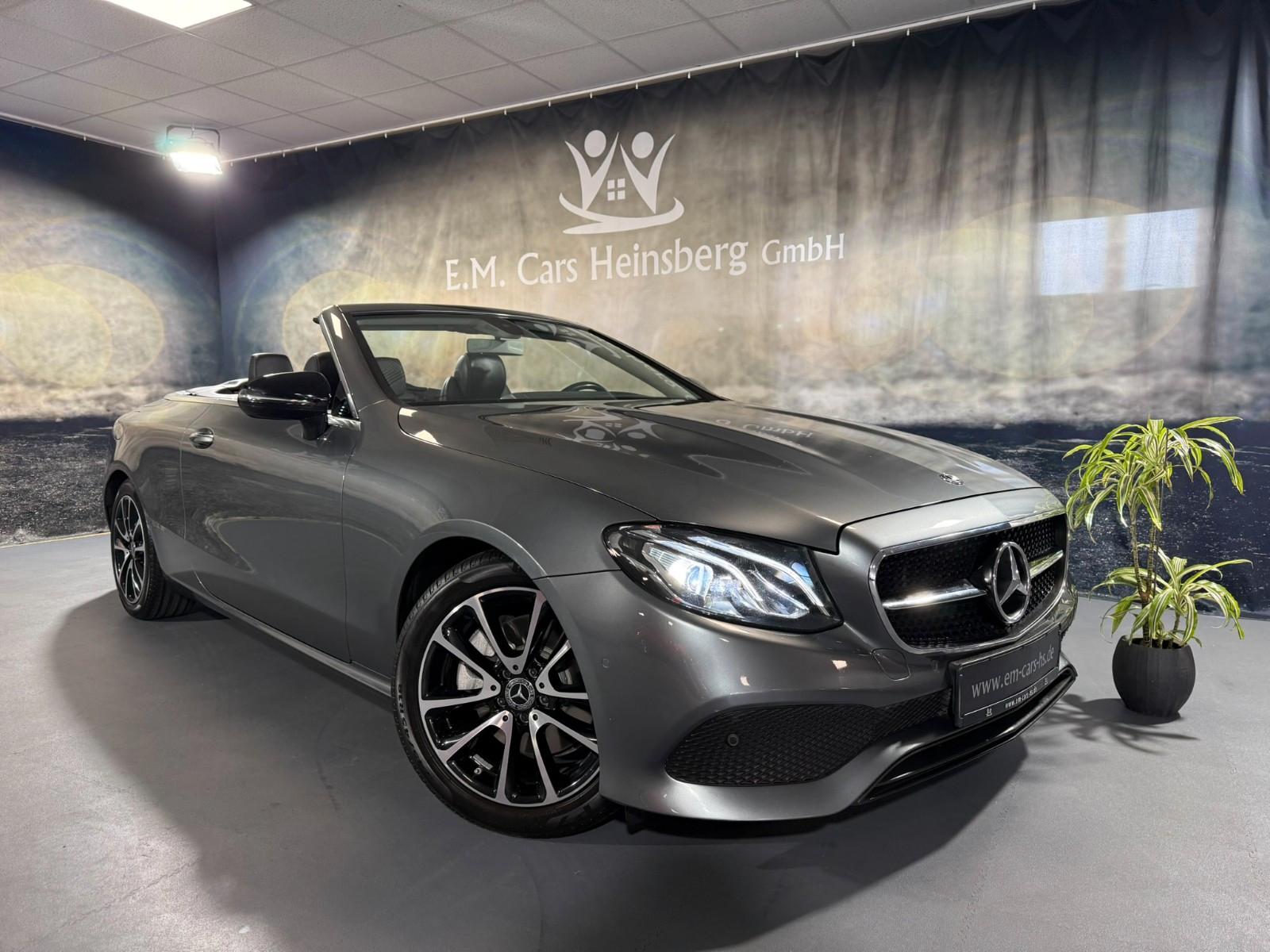 Mercedes-Benz E 220d Cabrio AiRSCARF WiDE CarPlay LED Leder