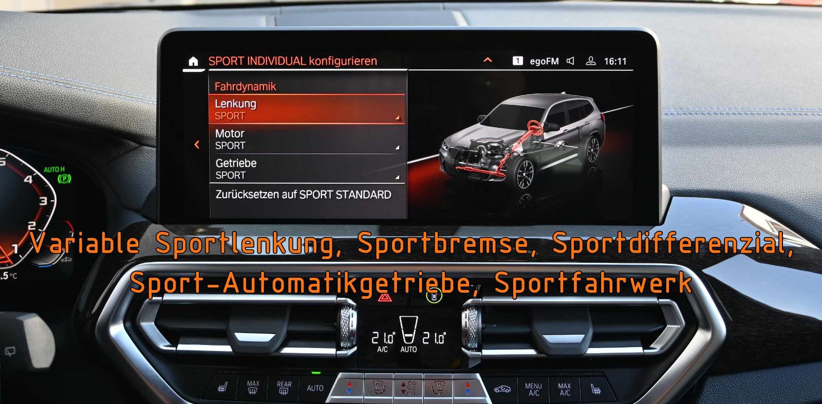 Fahrzeugabbildung BMW X3 M40i xDr. °UVP 95.280€°AHK°360°-KAM°LASER°MEM