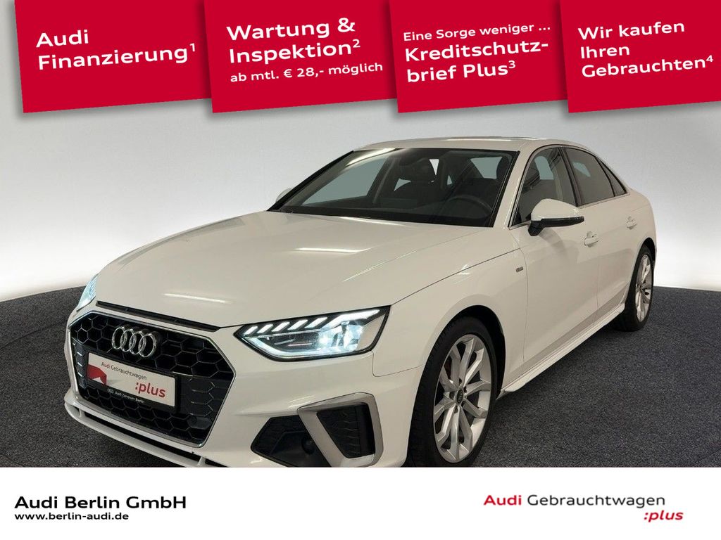 Abbildung Leasingangebot Audi A4 S line 35 TDI S tr. LED RFK NAVI SITZHZG