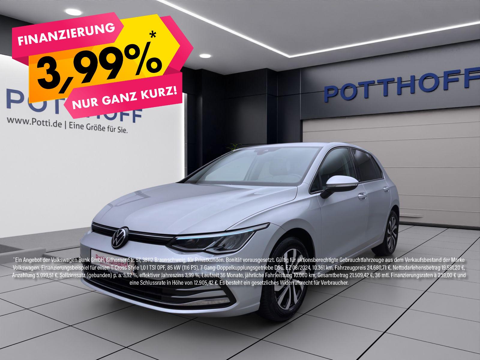 Volkswagen Golf 1.0 TSI ACTIVE NAVI AHK KLIMA SHZG