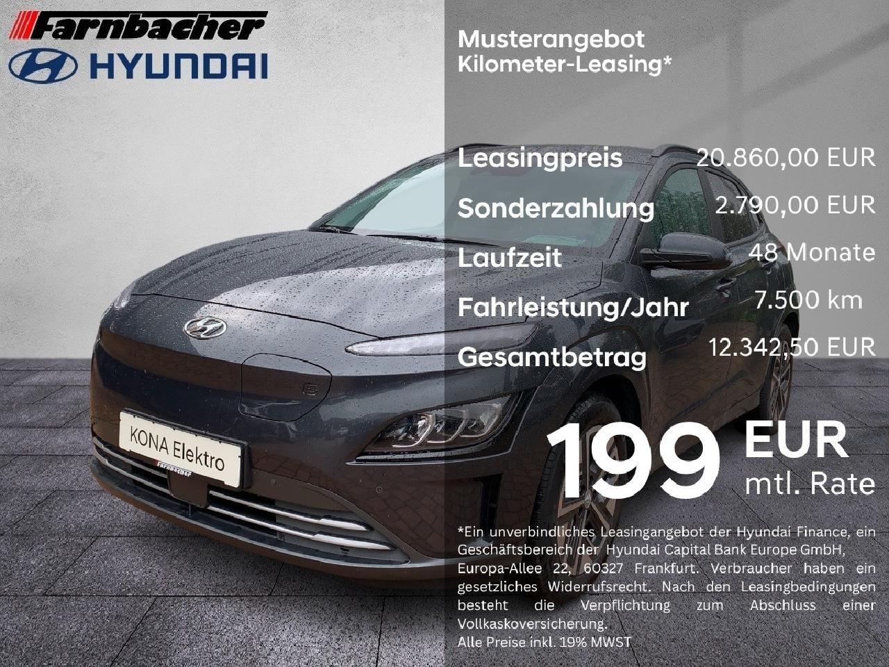 Fahrzeugabbildung Hyundai KONA Trend Elektro 2WD