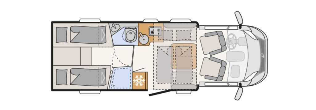 Dethleffs, Trend T 7057 EBL Jubiläumsangebot Caravanzeit! 